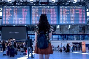 lady at the airport